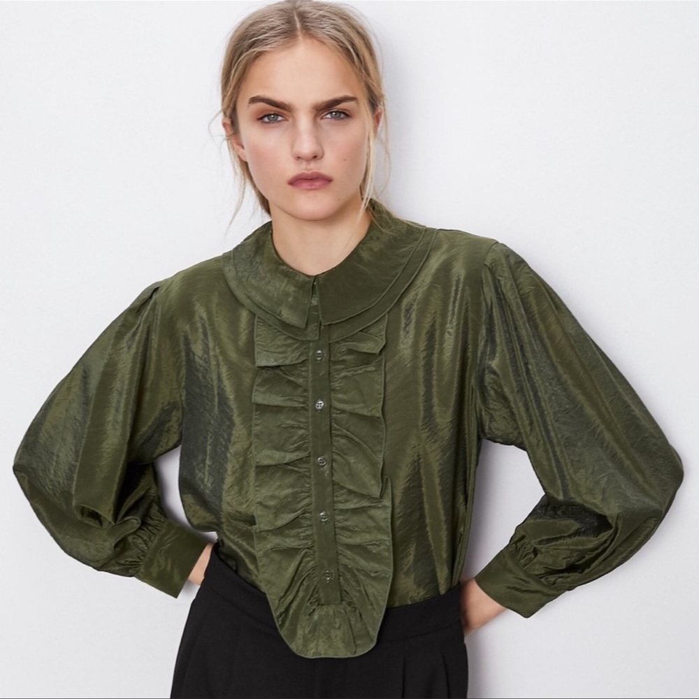 Zara Ruffled Shirt